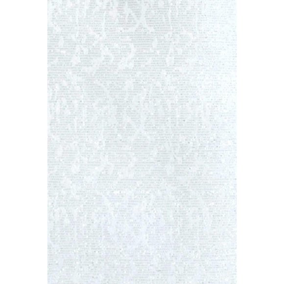 Derman White Floral Pattern Textured Fabric Tuxedo - Picture 4 of 7